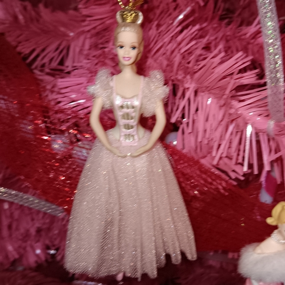 VINTAGE 90s Barbie Doll Sugar Plum Fairy Ballerina Nutcracker Avon Ornament - Picture 7 of 11